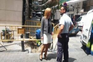 Emalgesa trabaja en al renovación de las tuberías de agua potable de Alfonso XI