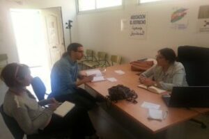Podemos se reúne con la Asociación Marroquí para la integración de inmigrantes en Algeciras