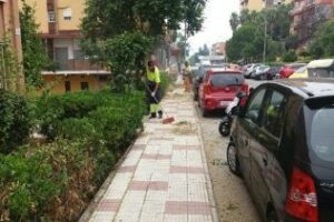 Continúan los trabajos de limpieza en el barrio de San José Artesano