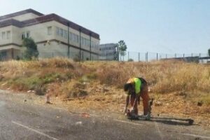 Algesa sigue con los trabajos de limpieza y desbroce en la zona de San García