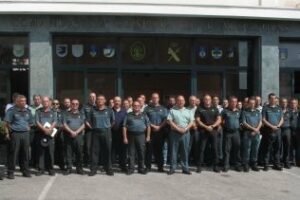 La Guardia Civil ha guardado un minuto de silencio en señal de solidaridad con las víctimas del atentado