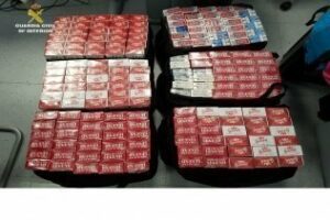 La Guardia Civil y la Policía Nacional intervienen 6.000 cajetillas de tabaco de contrabando