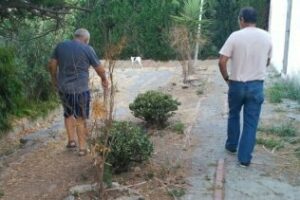 El PSOE reclama limpieza y alumbrado en San García