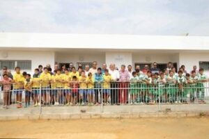 Inaugurados los vestuarios del campo de fútbol Sergio Martín" en San Bernabé
