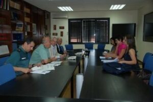 Los responsables de ACNUR en España visitan la Comandancia de la Guardia Civil de Algeciras