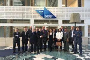 Empresarios gaditanos del sector inmobiliario visitan Suecia