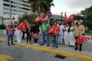 Concentración del personal en la Residencia de Pensionista