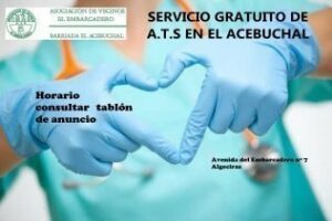 Servicio gratuito de A.T.S. en El Acebuchal
