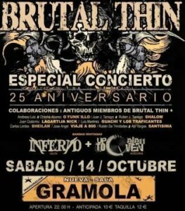La Gramola abre sus puertas con Brutal...