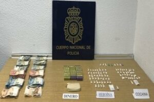 La Policía Nacional desmantela un punto muy activo de venta de cocaína regentado por un clan familiar