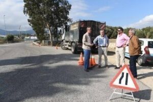 Continúan las obras de rebacheo en distintas zonas de la ciudad