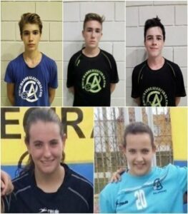 Cinco jugadores infantiles han sido convocados por la Selección Andaluza de balonmano