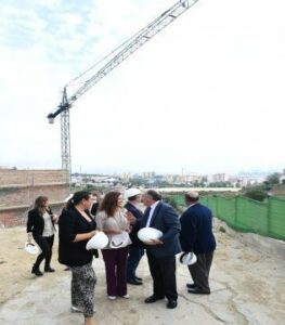 Muestras de satisfacción por el avance de las obras de ampliación del colegio Blanca de los Ríos