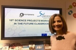 Una profesora del colegio Puertoblanco participa en un workshop en Bruselas