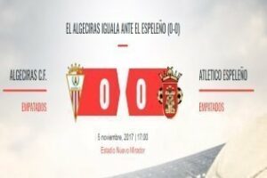 El Algeciras sin respuestas ante el Espeleño