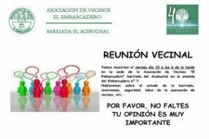Los vecinos de "El Embarcadero" discutirán este viernes las preocupaciones de la barriada
