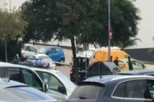 Dos motoristas disparan al aire en El Saladillo