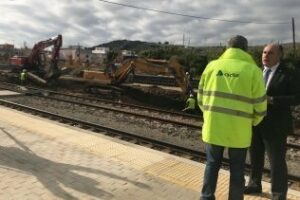 Avanzan las obras en las estaciones de ferrocarril de Algeciras y San Roque
