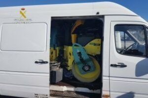 Recuperan maquinaria sustraída que iba a ser trasladada a Marruecos