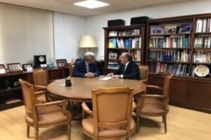 El alcalde se reúne con el delegado del Plan Nacional sobre Drogas en Madrid