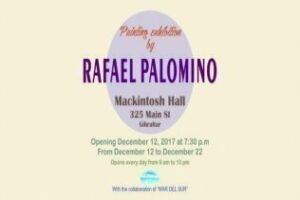 Rafael Palomino expondrá su trabajo artístico en el Mackintosh Hall