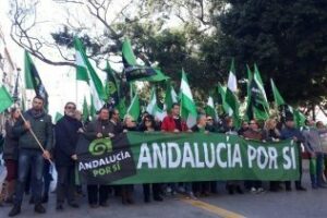 AxSí se manifestó con el lema Andalucía, ni un paso atrás"