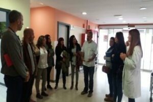Colectivos sociales participan en una jornada de puertas abiertas en el Hospital Punta de Europa