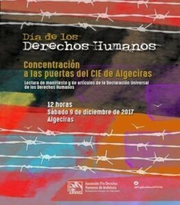 Concentración en Algeciras por el Día Internacional de los Derechos Humanos