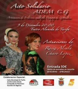 Rocío Alcalá y Charo López ofrecen un espectáculo a beneficio de ADEM-CG