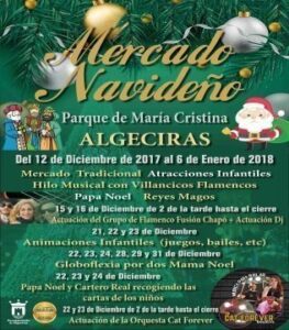 El Parque María Cristina acogerá un Mercado Navideño a partir del 12 de diciembre