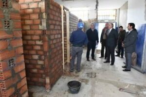 Las obras de renovación de vestuarios del Enrique Talavera" se encuentran muy avanzadas