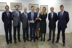 Javier Rueda, director de Agromerchants Algeciras, recibe un reconocimiento por su trayectoria empresarial