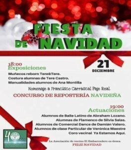 Homenaje a Francisco Carrascal en la fiesta de Navidad del Acebuchal