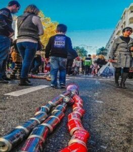 El viernes se cortarán al tráfico varias calles del centro por el Arrastre de Latas y la Cabalgata