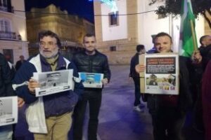 La Plataforma Campo de Gibraltar por la República se ha concentrado en favor de Palestina