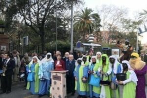 El heraldo real recoge las cartas de los algecireños para entregarlas a los Reyes Magos