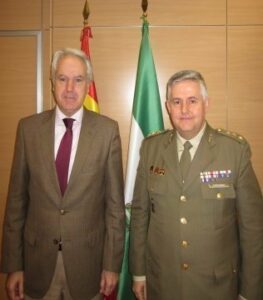 El coronel Campuzano, nuevo comandante militar de Cádiz