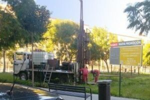Comienza el Estudio Geotécnico en el Solar del Edificio Jose Luis Cano"