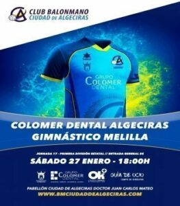 El Colomer Dental Algeciras recibe el próximo sábado al Gimnástico Melilla