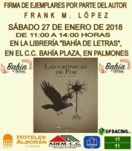 El Antiguo Hospital Militar en Algeciras acogerá la presentación de "Las Crónicas de Poe"