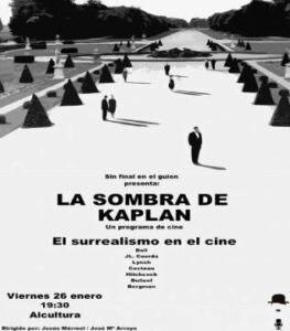 Vive el 11º Programa de cine en AlCultura con La Sombra de Kaplan"