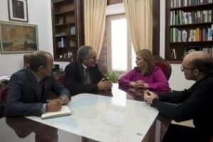 La Delegación Saharaui coordinará acciones de cooperación con la Diputación