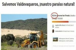 El número de firmas para salvar Valdevaqueros ya supera las 108.000