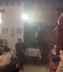 El alcalde ha participado hoy en el tradicional Besapié del Cristo de Medinaceli