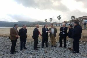 El alcalde y el delegado del Gobierno en Andalucía analizan el estado de las playas de Algeciras