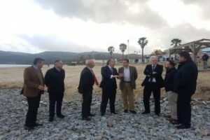 El alcalde y el delegado del Gobierno en Andalucía analizan el estado actual de las playas de Algeciras