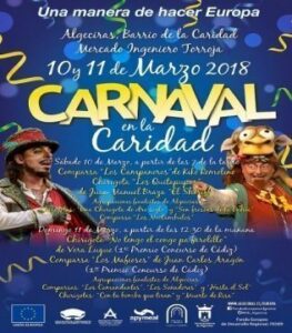 El Ayuntamiento aplaza el Carnaval en la Caridad" al 10 y 11 de marzo ante la previsión meteorológica