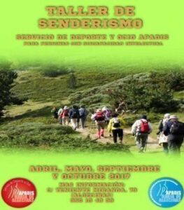 Taller de Senderismo del Servicio de Deporte y Ocio Apadis