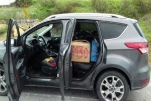 La Guardia Civil interviene 151 kgrs de hachís en el interior de un vehículo