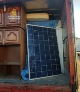 La Guardia Civil interviene 236 placas solares sustraídas en Italia